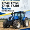 New Holland T7.140, T7.150, T7.165, T7.180 Tractor Service Manual New Holland T7.140, T7.150, T7.165, T7.180 Tractor Service Manual