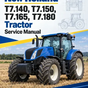 New Holland T7.140, T7.150, T7.165, T7.180 Tractor Service Manual New Holland T7.140, T7.150, T7.165, T7.180 Tractor Service Manual