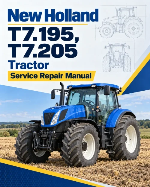 New Holland T7.195, T7.205 Tractor Service Manual
