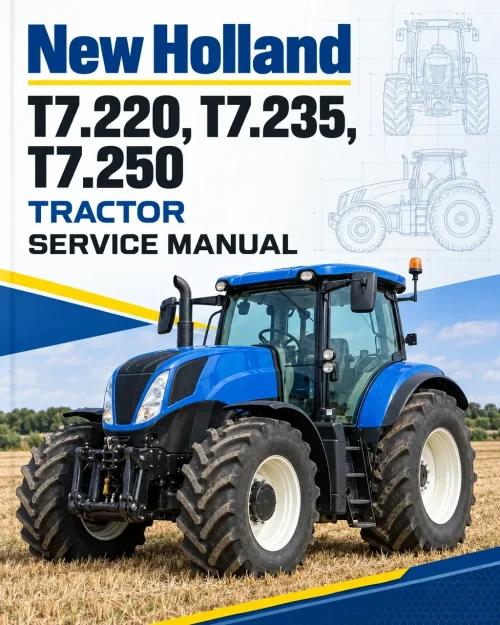 New Holland T7.220, T7.235, T7.250 Tractor Service Manual