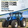 New Holland T7.230, T7.240, T7.245, T7.260, T7.270 Tractor Service Manual