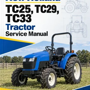 New Holland TC25, TC29, TC33 Tractor Service Manual New Holland TC25, TC29, TC33 Tractor Service Manual