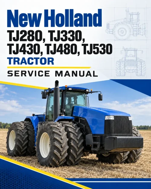 New Holland TJ280, TJ330, TJ430, TJ480, TJ530 Tractor Service Manual