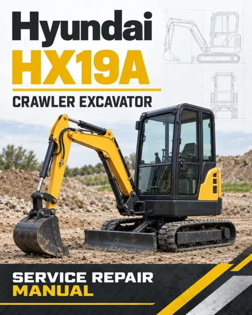 Hyundai HX19A Crawler Excavator Service Repair Manual Hyundai HX19A Crawler Excavator Service Repair Manual