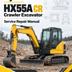 Hyundai HX55A CR Crawler Excavator Service Repair Manual