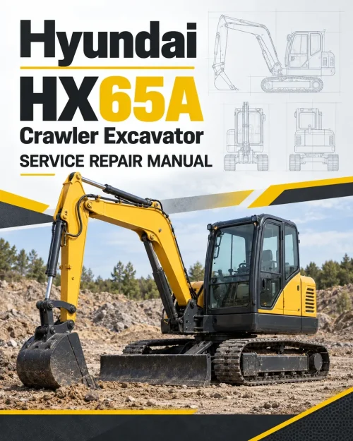 Hyundai HX65A Crawler Excavator Service Repair Manual