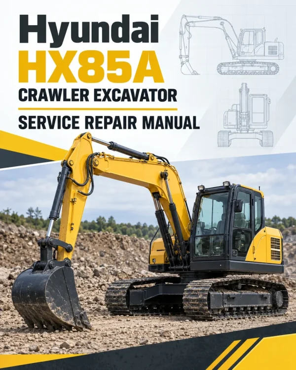 Hyundai HX85A Crawler Excavator Service Repair Manual Hyundai HX85A Crawler Excavator Service Repair Manual