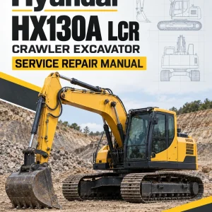 Hyundai HX130A LCR Crawler Excavator Service Repair Manual