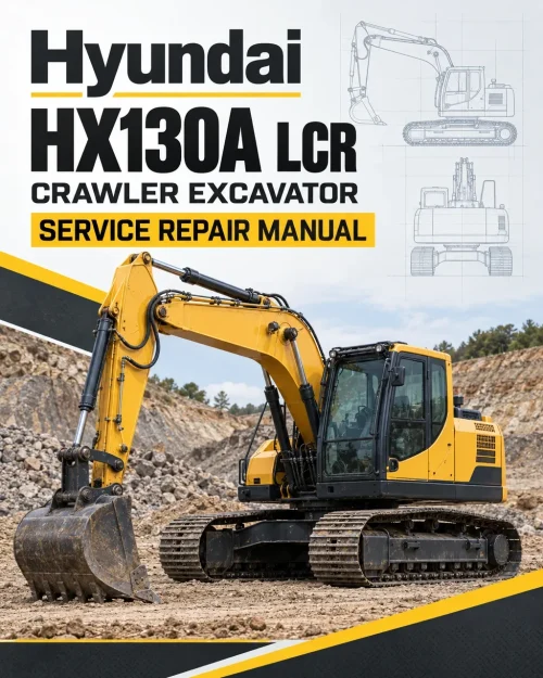 Hyundai HX130A LCR Crawler Excavator Service Repair Manual Hyundai HX130A LCR Crawler Excavator Service Repair Manual