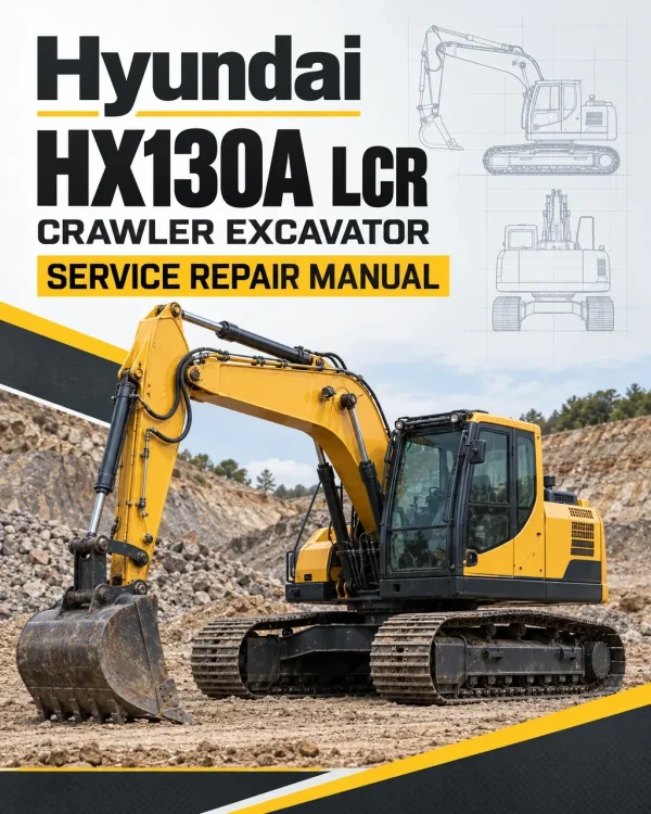 Hyundai HX130A LCR Crawler Excavator Service Repair Manual Hyundai HX130A LCR Crawler Excavator Service Repair Manual