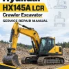Hyundai HX145A LCR Crawler Excavator Service Repair Manual