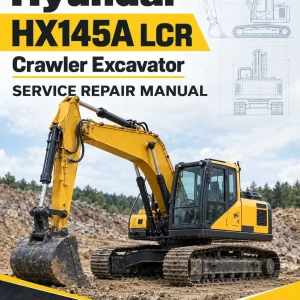 Hyundai HX145A LCR Crawler Excavator Service Repair Manual