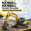 Hyundai HX160A L, HX180A L Crawler Excavator Service Repair Manual