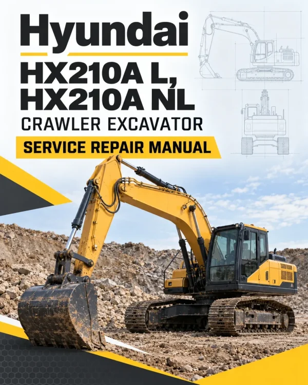 Hyundai HX210A L, HX210A NL Crawler Excavator Service Repair Manual Hyundai HX210A L, HX210A NL Crawler Excavator Service Repair Manual