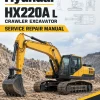 Hyundai HX220A L Crawler Excavator Service Repair Manual Hyundai HX220A L Crawler Excavator Service Repair Manual