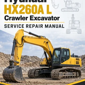 Hyundai HX260A L Crawler Excavator Service Repair Manual