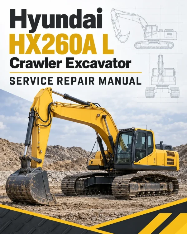 Hyundai HX260A L Crawler Excavator Service Repair Manual Hyundai HX260A L Crawler Excavator Service Repair Manual
