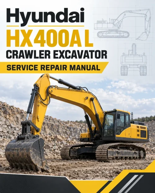 Hyundai HX400A L Crawler Excavator Service Repair Manual