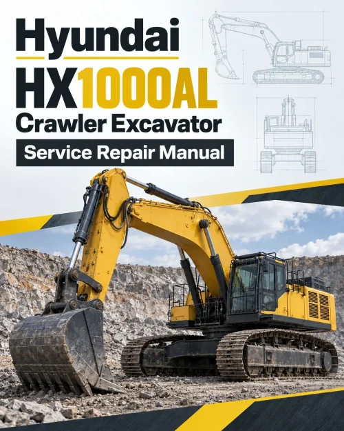 Hyundai HX1000AL Crawler Excavator Service Repair Manual Hyundai HX1000AL Crawler Excavator Service Repair Manual