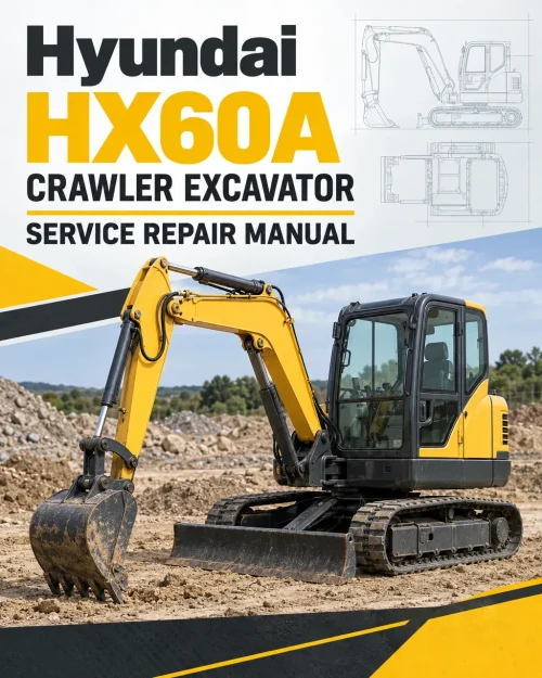 Hyundai HX60A Crawler Excavator Service Repair Manual Hyundai HX60A Crawler Excavator Service Repair Manual