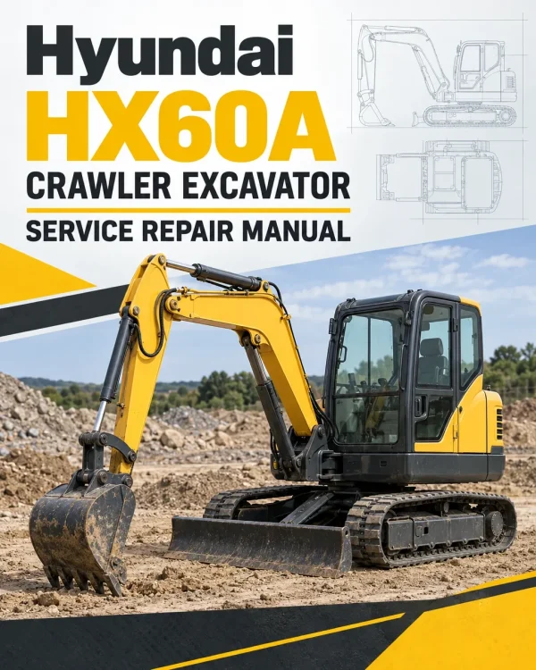 Hyundai HX60A Crawler Excavator Service Repair Manual Hyundai HX60A Crawler Excavator Service Repair Manual