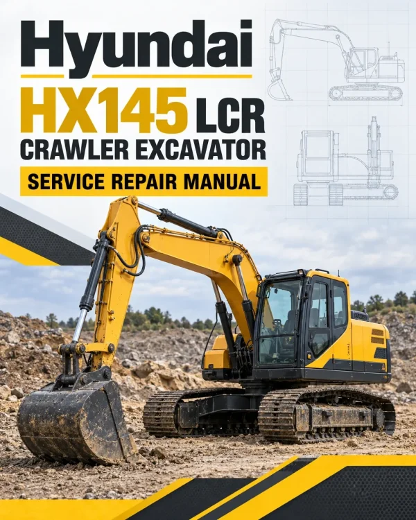 Hyundai HX145 LCR Crawler Excavator Service Repair Manual