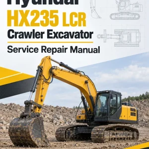 Hyundai HX235 LCR Crawler Excavator Service Repair Manual