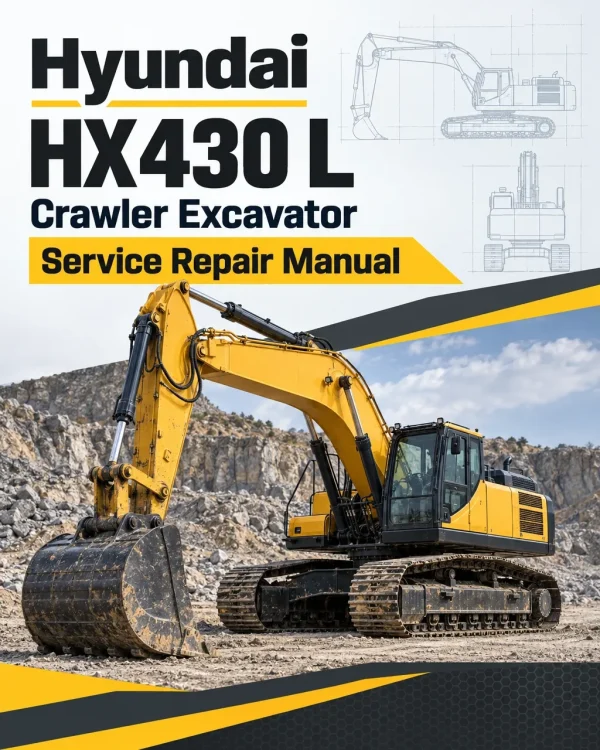 Hyundai HX430 L Crawler Excavator Service Repair Manual