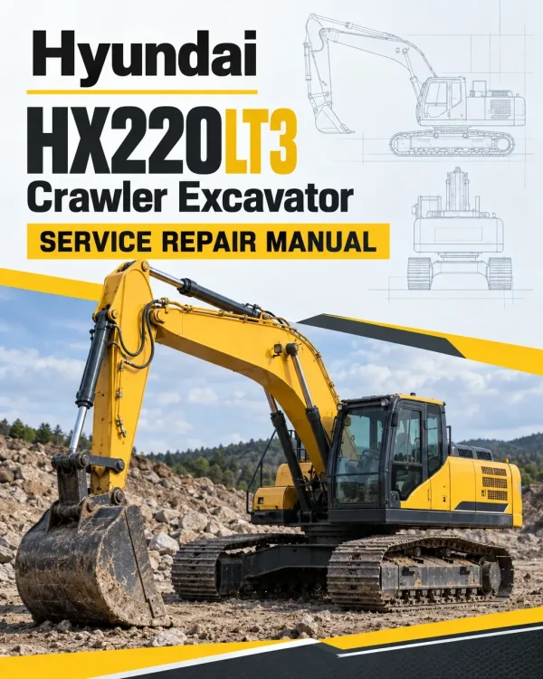 Hyundai HX220LT3 Crawler Excavator Service Repair Manual Hyundai HX220LT3 Crawler Excavator Service Repair Manual