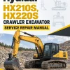 Hyundai HX210S, HX220S Crawler Excavator Service Repair Manual