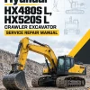 Hyundai HX480S L, HX520S L Crawler Excavator Service Repair Manual Hyundai HX480S L, HX520S L Crawler Excavator Service Repair Manual