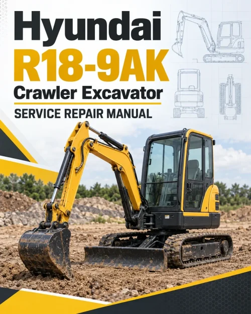 Hyundai R18-9AK Crawler Excavator Service Repair Manual Hyundai R18-9AK Crawler Excavator Service Repair Manual