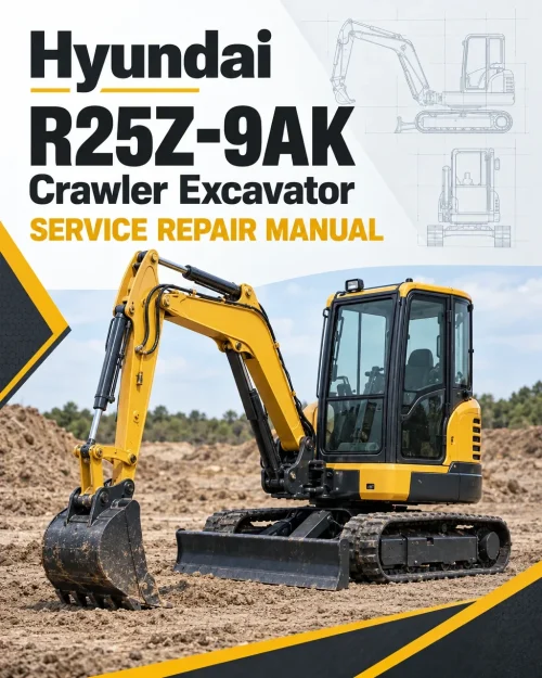 Hyundai R25Z-9AK Crawler Excavator Service Repair Manual
