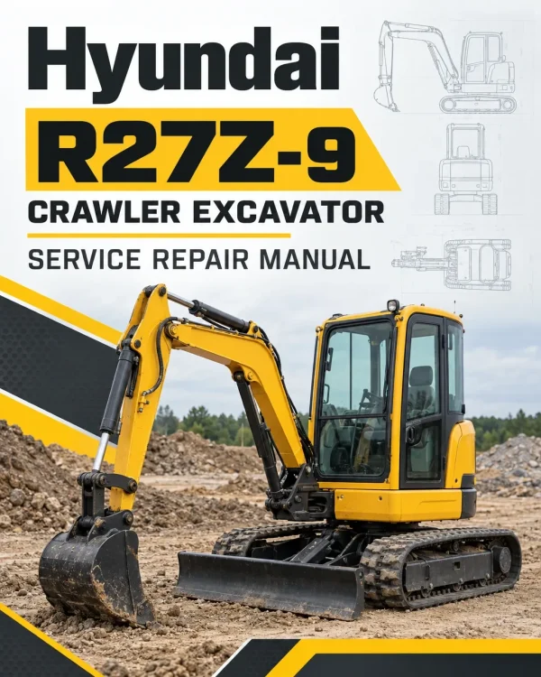 Hyundai R27Z-9 Crawler Excavator Service Repair Manual