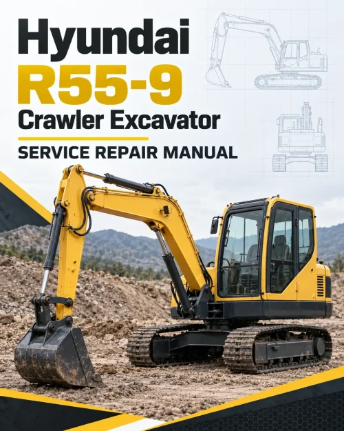 Hyundai R55-9 Crawler Excavator Service Repair Manual