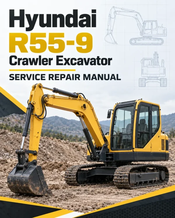 Hyundai R55-9 Crawler Excavator Service Repair Manual Hyundai R55-9 Crawler Excavator Service Repair Manual