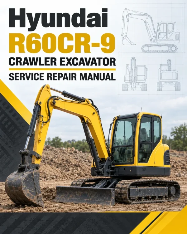 Hyundai R60CR-9 Crawler Excavator Service Repair Manual
