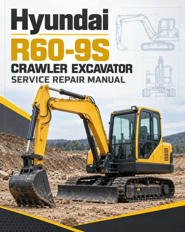 Hyundai R60-9S Crawler Excavator Service Repair Manual Hyundai R60-9S Crawler Excavator Service Repair Manual