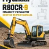 Hyundai R80CR-9 Crawler Excavator Service Repair Manual Hyundai R80CR-9 Crawler Excavator Service Repair Manual