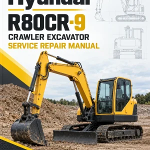 Hyundai R80CR-9 Crawler Excavator Service Repair Manual