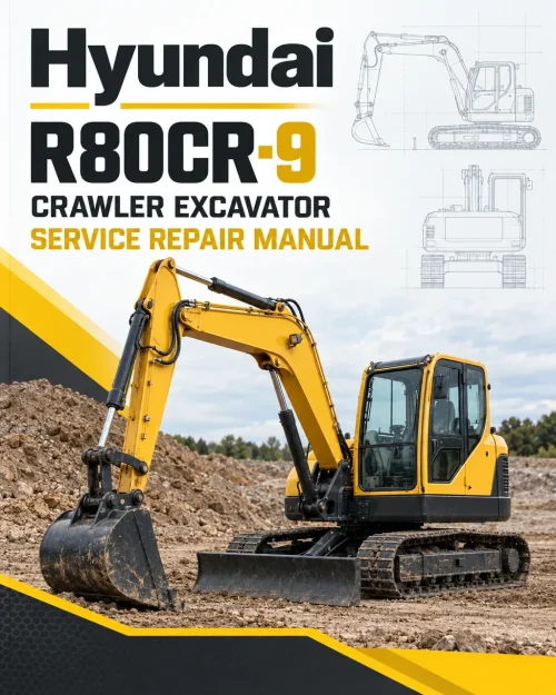 Hyundai R80CR-9 Crawler Excavator Service Repair Manual