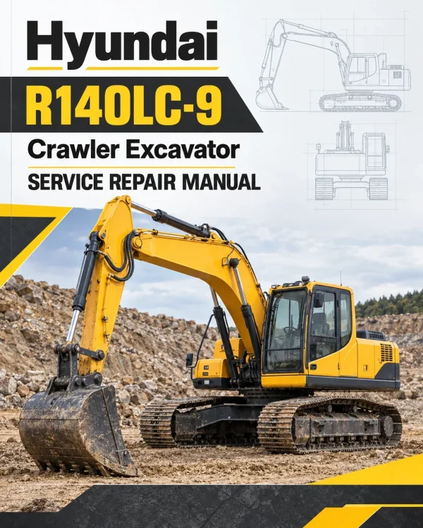 Hyundai R140LC-9 Crawler Excavator Service Repair Manual Hyundai R140LC-9 Crawler Excavator Service Repair Manual