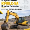Hyundai R140LC-9A Crawler Excavator Service Repair Manual