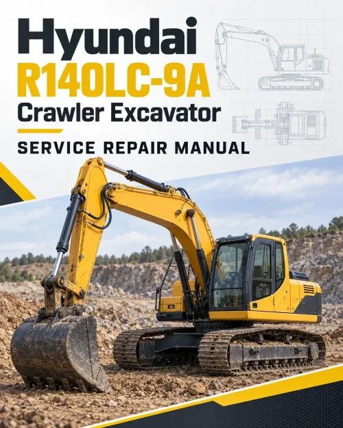 Hyundai R140LC-9A Crawler Excavator Service Repair Manual