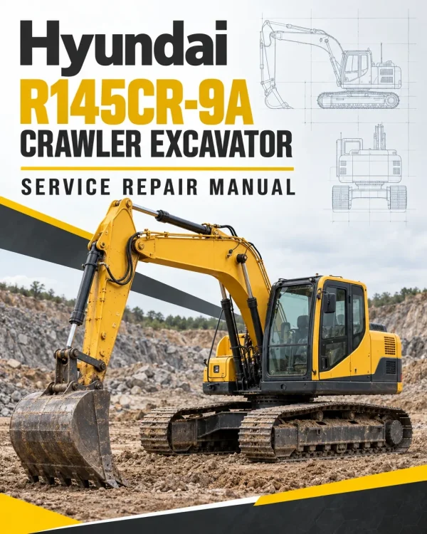 Hyundai R145CR-9A Crawler Excavator Service Repair Manual