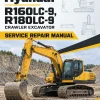 Hyundai R160LC-9, R180LC-9 Crawler Excavator Service Repair Manual Hyundai R160LC-9, R180LC-9 Crawler Excavator Service Repair Manual