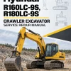 Hyundai R160LC-9S, R180LC-9S Crawler Excavator Service Repair Manual
