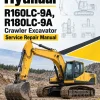 Hyundai R160LC-9A, R180LC-9A Crawler Excavator Service Repair Manual Hyundai R160LC-9A, R180LC-9A Crawler Excavator Service Repair Manual