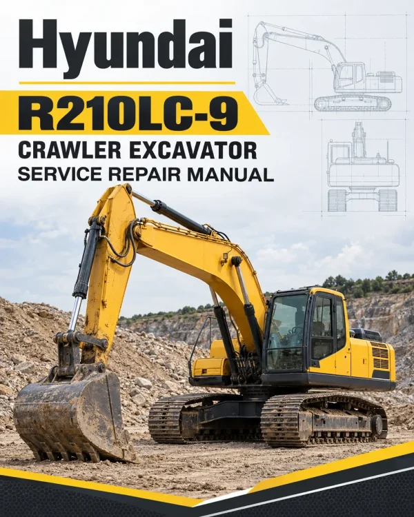 Hyundai R210LC-9 Crawler Excavator Service Repair Manual