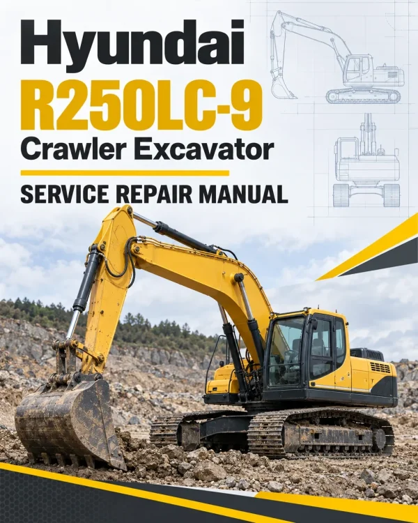 Hyundai R250LC-9 Crawler Excavator Service Repair Manual Hyundai R250LC-9 Crawler Excavator Service Repair Manual